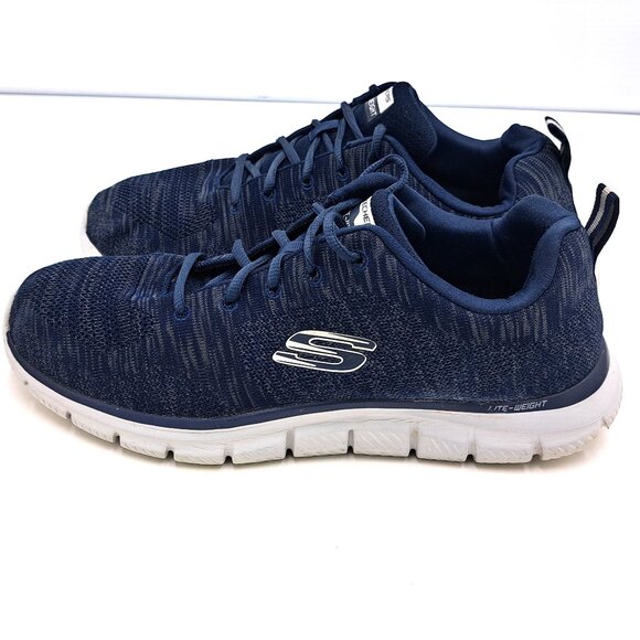 Skechers Mens Men's Track Front Runner Lace-up Sneaker Oxford - Size 13 - Picture 3 of 13